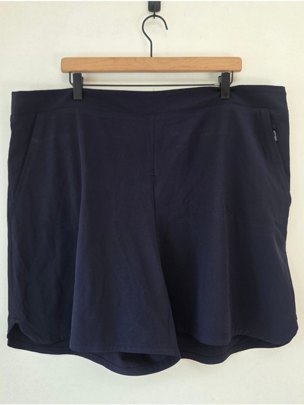 Chico's Navy Blue Shorts Pull-On Elastic Waist Performance Wear Women's 20